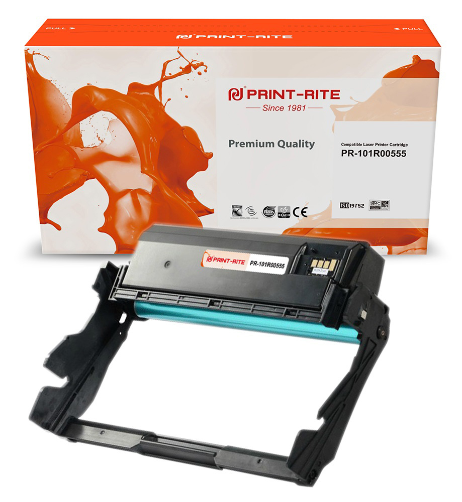 Блок фотобарабана Print-Rite TFXA9TBPU1J PR-101R00555 101R00555 черный ч/б:30000стр. для Ph 3330/WC 3345/333 Xerox