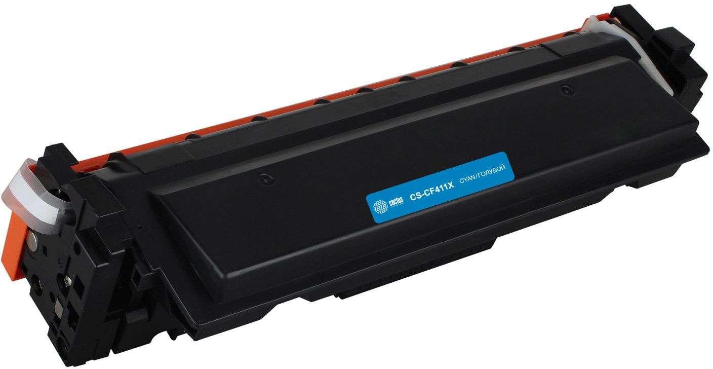 Картридж лазерный Cactus CS-CF411X CF411X голубой (5000стр.) для HP HP CLJ Pro M452dn/ M452dw/M477fdn/M477fdw